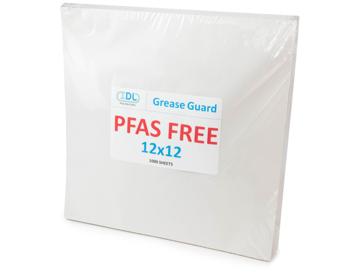 12" x 12" PFAS-Free, Grease-Proof Paper Sheets, White 12" x 12" PFAS-Free, Grease-Proof Paper Sheets, White